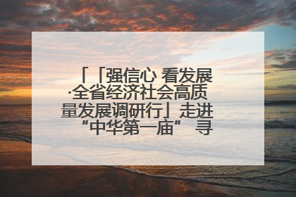「强信心 看发展·全省经济社会高质量发展调研行」走进“中华第一庙” 寻根伏羲 祭祖龙城