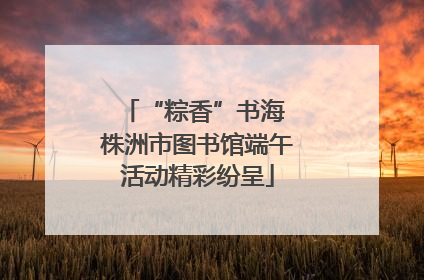 “粽香”书海 株洲市图书馆端午活动精彩纷呈