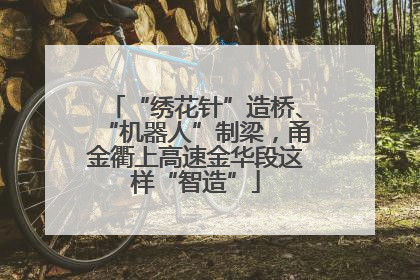 “绣花针”造桥、“机器人”制梁，甬金衢上高速金华段这样“智造”