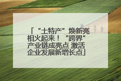 “土特产”焕新亮相火起来！“跨界”产业链成亮点 激活企业发展新增长点