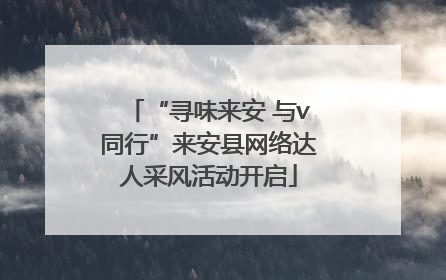 “寻味来安 与v同行”来安县网络达人采风活动开启