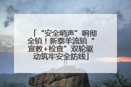 “安全哨声”响彻全镇！新泰羊流镇“宣教+检查”双轮驱动筑牢安全防线