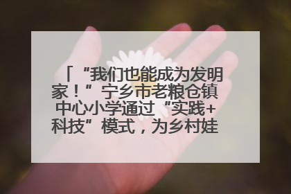 “我们也能成为发明家！”宁乡市老粮仓镇中心小学通过“实践+科技”模式，为乡村娃探索教育新路径