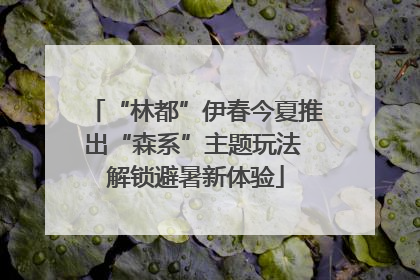 “林都”伊春今夏推出“森系”主题玩法 解锁避暑新体验