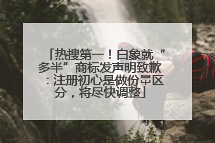 热搜第一！白象就“多半”商标发声明致歉：注册初心是做份量区分，将尽快调整