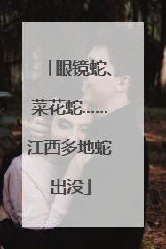 眼镜蛇、菜花蛇……江西多地蛇出没