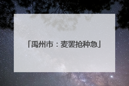 禹州市：麦罢抢种急