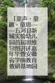 童声・童趣・童思——五河县新城实验幼儿园首届思维导图讲述嘉年华暨安徽省学前教育教研基地园项目阶段性成果展示活动