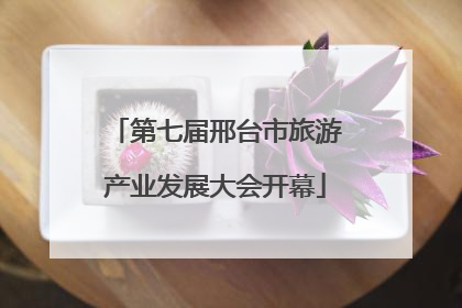 第七届邢台市旅游产业发展大会开幕