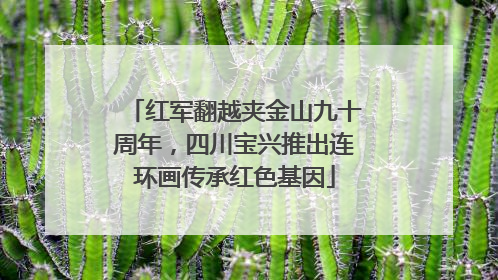 红军翻越夹金山九十周年，四川宝兴推出连环画传承红色基因