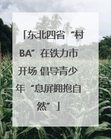 东北四省“村BA”在铁力市开场 倡导青少年“息屏拥抱自然”
