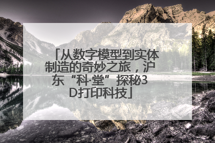从数字模型到实体制造的奇妙之旅，沪东“科·堂”探秘3D打印科技