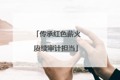 传承红色薪火 赓续审计担当