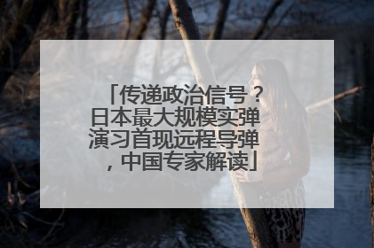 传递政治信号？日本最大规模实弹演习首现远程导弹，中国专家解读