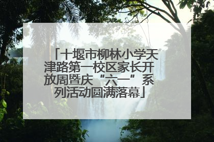 十堰市柳林小学天津路第一校区家长开放周暨庆“六一”系列活动圆满落幕