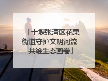 十堰张湾区花果街道守护文明河流 共绘生态画卷