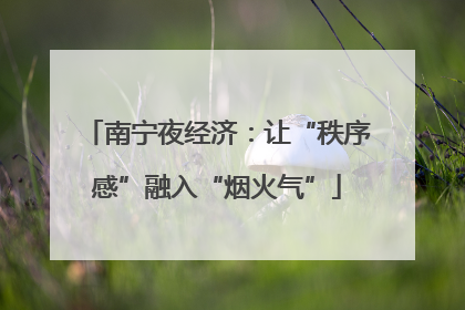 南宁夜经济：让“秩序感”融入“烟火气”