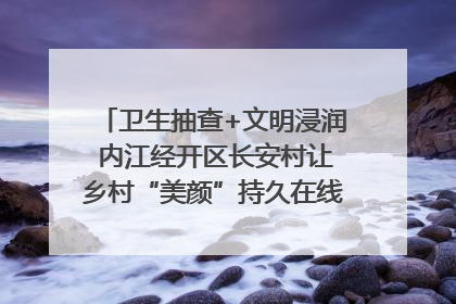 卫生抽查+文明浸润 内江经开区长安村让乡村“美颜”持久在线｜万千气象看四川