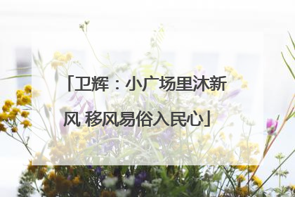 卫辉：小广场里沐新风 移风易俗入民心