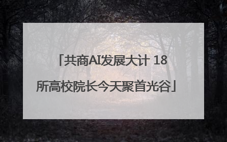 共商AI发展大计 18所高校院长今天聚首光谷