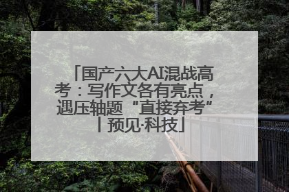 国产六大AI混战高考：写作文各有亮点，遇压轴题“直接弃考”丨预见·科技