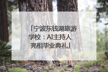 宁波东钱湖旅游学校：AI主持人亮相毕业典礼