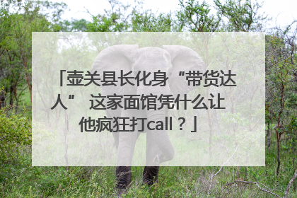 壶关县长化身“带货达人” 这家面馆凭什么让他疯狂打call？