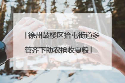 徐州鼓楼区拾屯街道多管齐下助农抢收夏粮