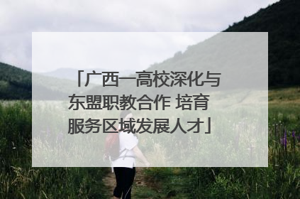 广西一高校深化与东盟职教合作 培育服务区域发展人才