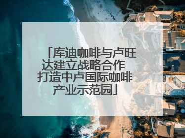 库迪咖啡与卢旺达建立战略合作 打造中卢国际咖啡产业示范园