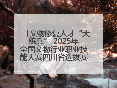 文物修复人才“大练兵” 2025年全国文物行业职业技能大赛四川省选拔赛即将启幕