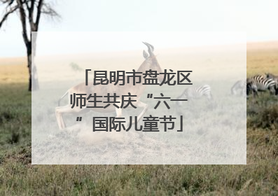 昆明市盘龙区师生共庆“六一”国际儿童节