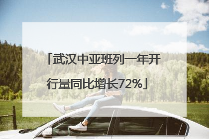 武汉中亚班列一年开行量同比增长72%