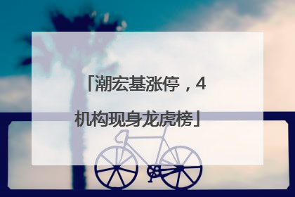 潮宏基涨停，4机构现身龙虎榜
