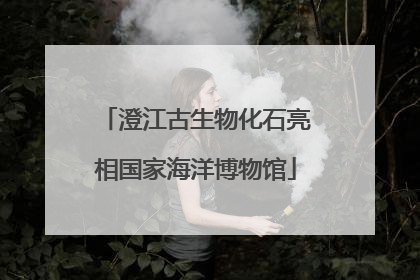 澄江古生物化石亮相国家海洋博物馆