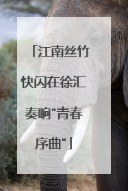 江南丝竹快闪在徐汇奏响