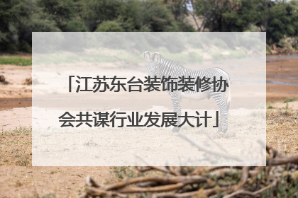 江苏东台装饰装修协会共谋行业发展大计