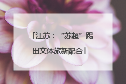 江苏：“苏超”踢出文体旅新配合