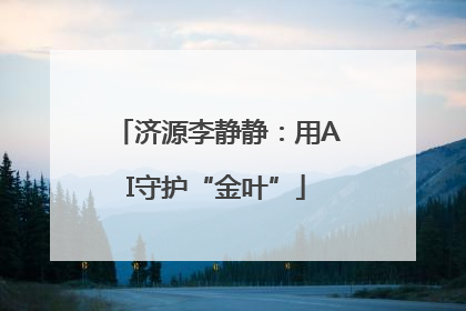 济源李静静：用AI守护“金叶”