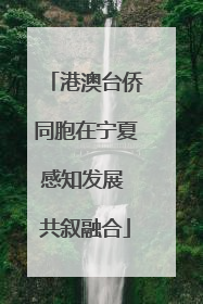 港澳台侨同胞在宁夏感知发展 共叙融合