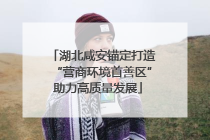 湖北咸安锚定打造“营商环境首善区”助力高质量发展