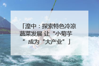湟中：探索特色冷凉蔬菜发展 让“小菊芋”成为“大产业”