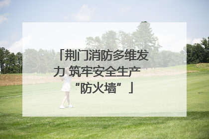 荆门消防多维发力 筑牢安全生产“防火墙”
