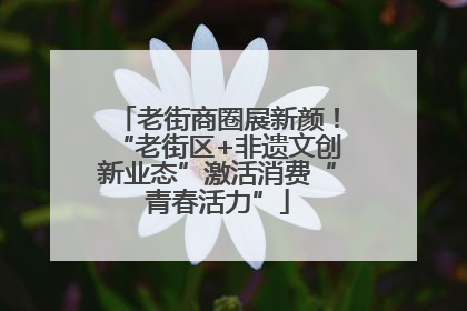 老街商圈展新颜！“老街区+非遗文创新业态”激活消费“青春活力”