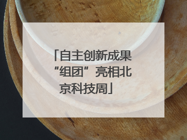 自主创新成果“组团”亮相北京科技周