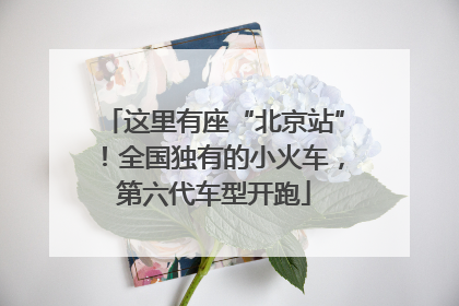 这里有座“北京站”！全国独有的小火车，第六代车型开跑