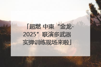 超燃 中柬“金龙-2025”联演多武器实弹训练现场来啦