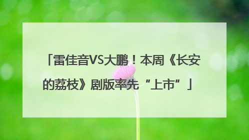雷佳音VS大鹏！本周《长安的荔枝》剧版率先“上市”