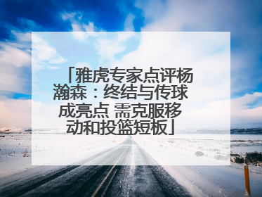 雅虎专家点评杨瀚森：终结与传球成亮点 需克服移动和投篮短板