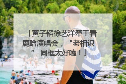 黄子韬徐艺洋牵手看鹿晗演唱会，“老相识” 同框太好嗑！